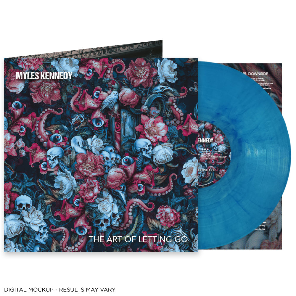 THE ART OF LETTING GO - SIGNED ART - TRANS-MARBLED BLUE LP (PRE-ORDER)